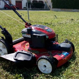 Tosaerba con tecnologia mulching